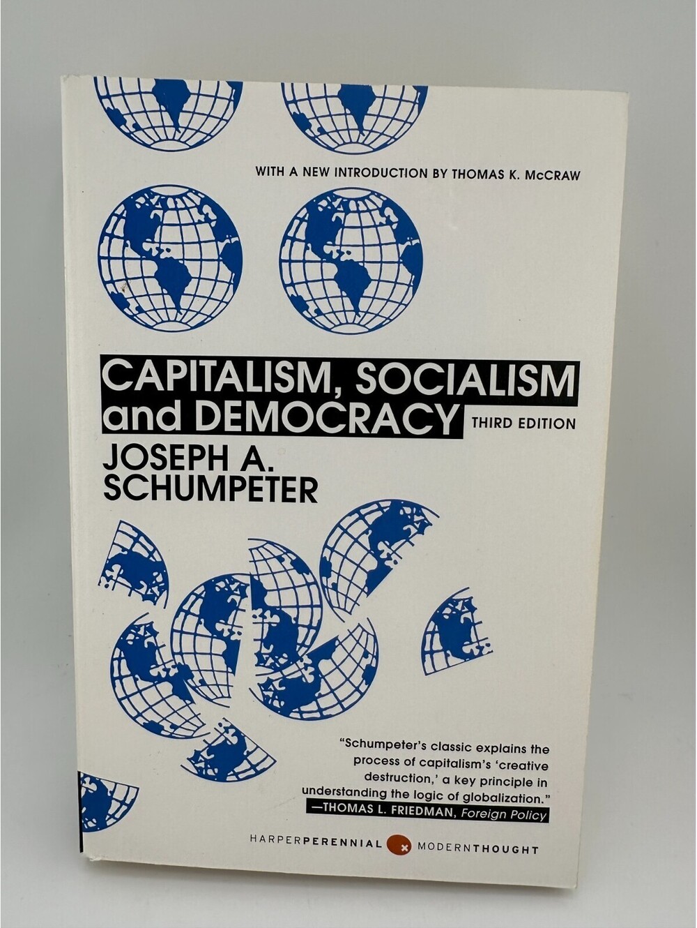 Capitalism, Socialism and Democracy 3rd Ed Joseph A Schumpeter PB Notes